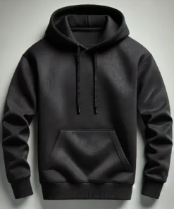 black hoodie for man