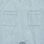 Half Length Romper (Blue Stripes) - Image 2